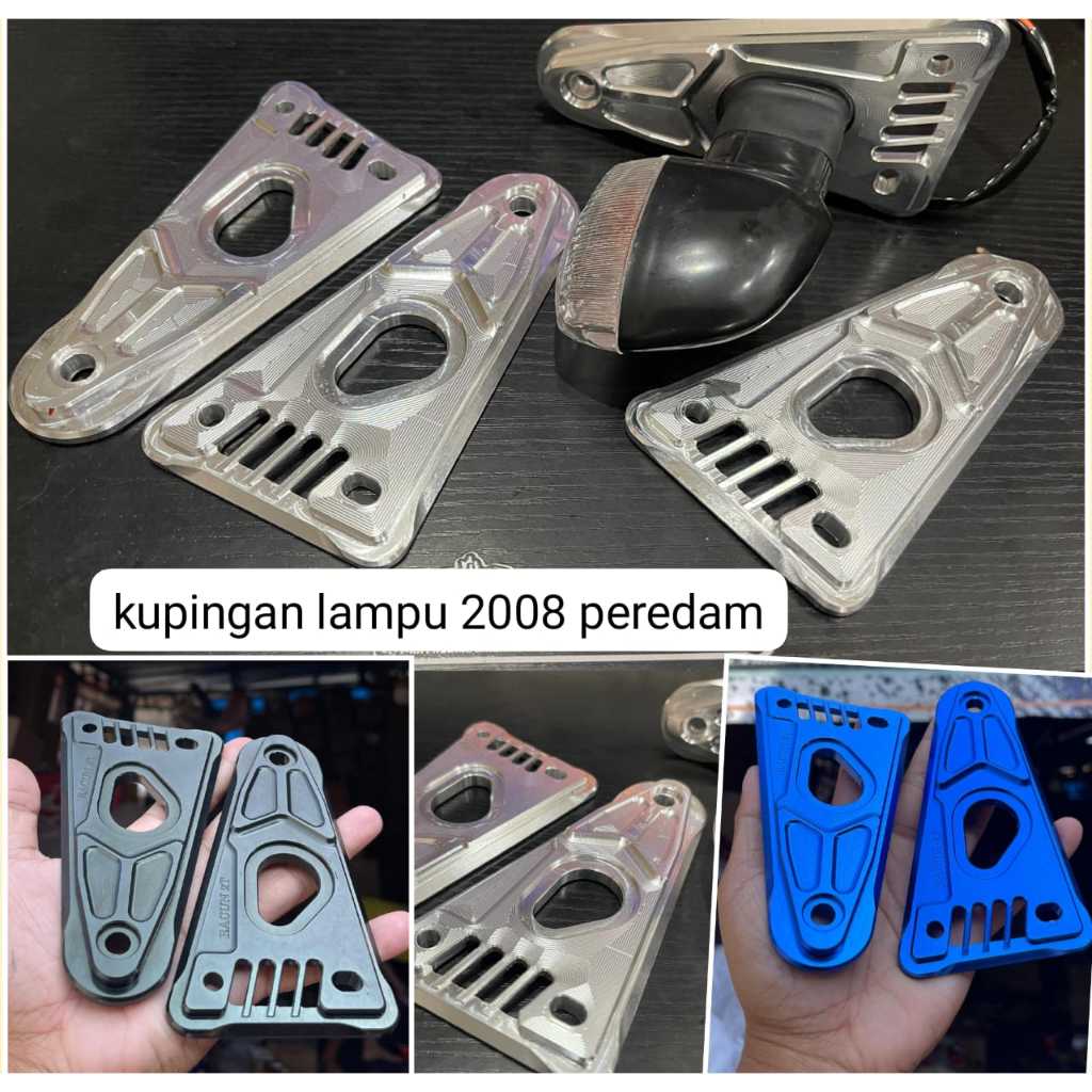 dudukan lampu depan RX king new peredam