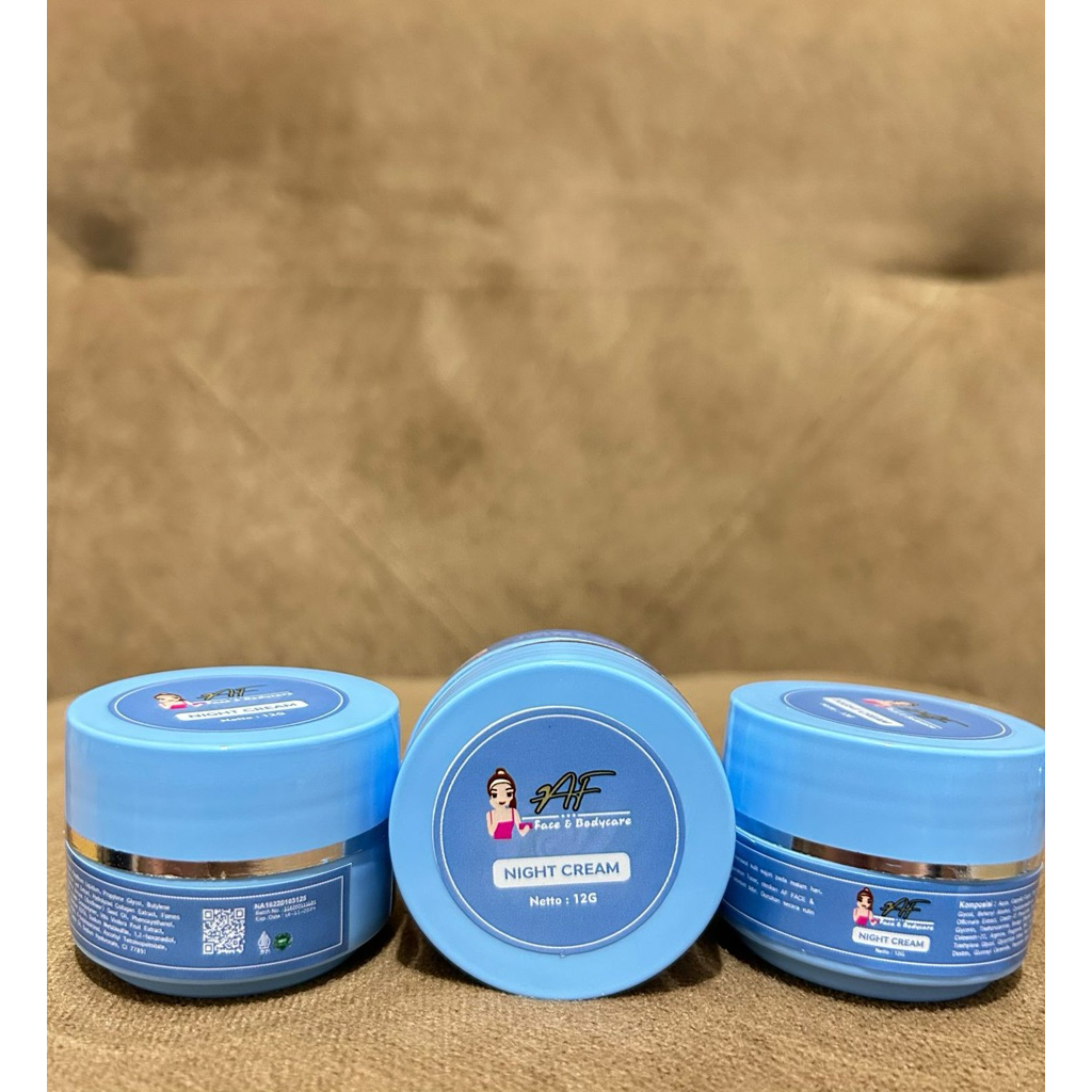 Night Cream Af Glow || Cream malam Af Glow || Af double Glow