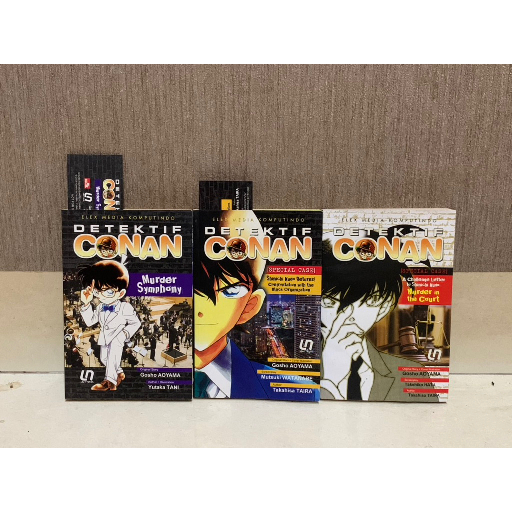 Novel Conan Murder Symphony , Confrontation with Black Organization, Murder in The Court