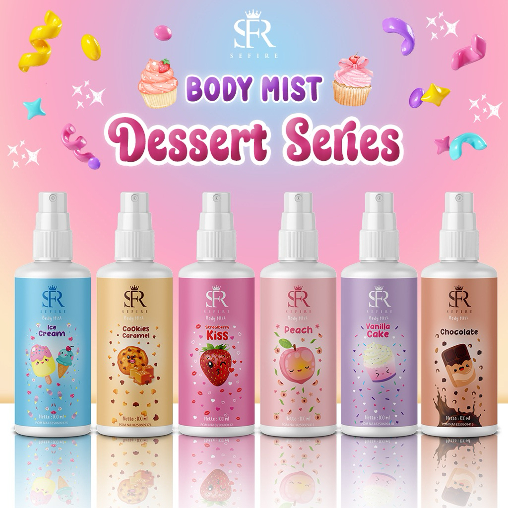 SEFIRE Parfum Dessert Series 100ml | Best Seller | Premium parfum | BPOM & Halal | Parfum Wanita