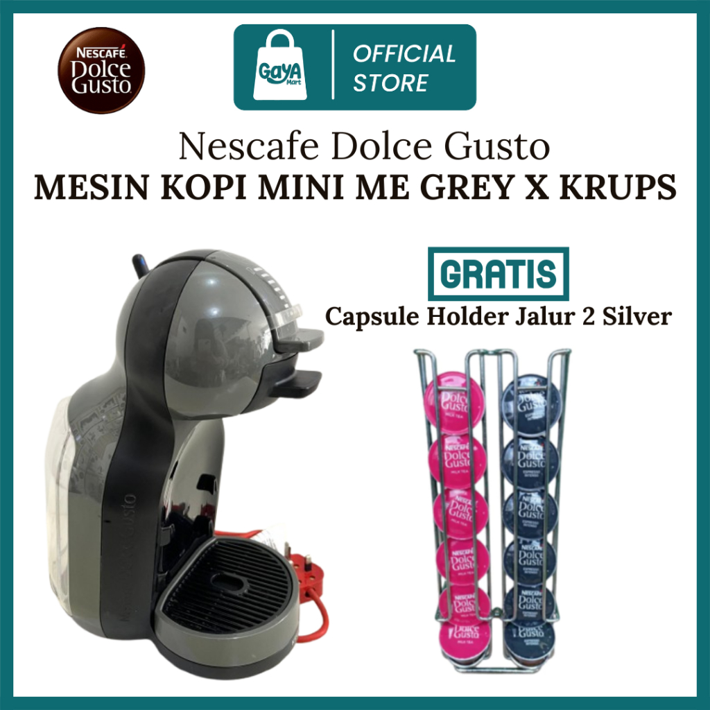 Mesin Kopi Mini Me Piano Grey Krups by  Nescafe Dolce Gusto Original Nestle