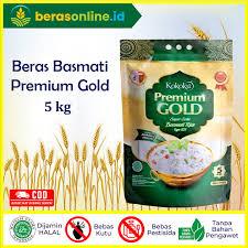 [SDW] pekanbaru/Beras Basmati Premium Gold 5kg Sehat Dan Panjang - Kokoku Premium Gold Super Sella