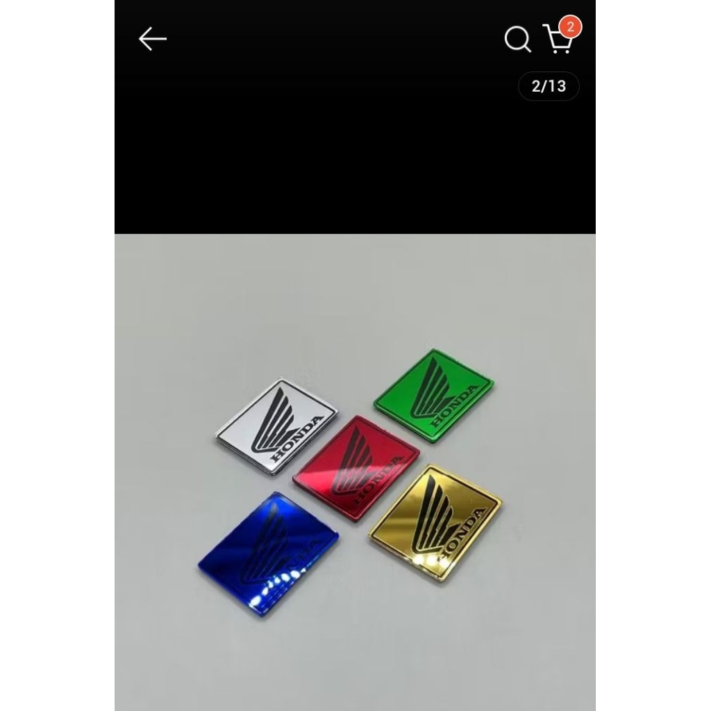 Stiker Emblem Honda