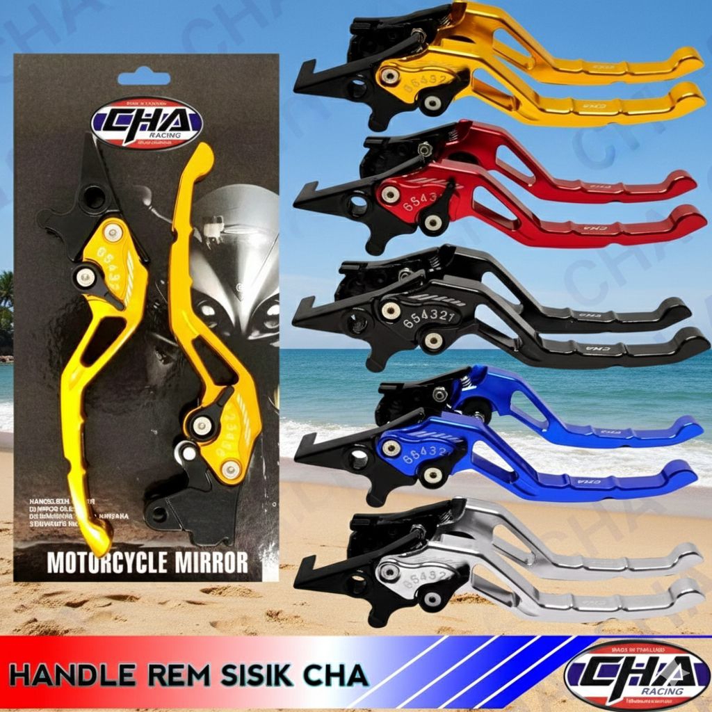 Handle rem brake variasi two tone aksesoris motor mio/mio soul/beat/beat street/vario/vario 125/150