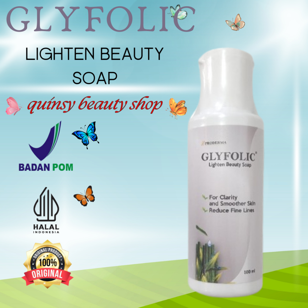 glyfolic lighten beauty soap 100 ml