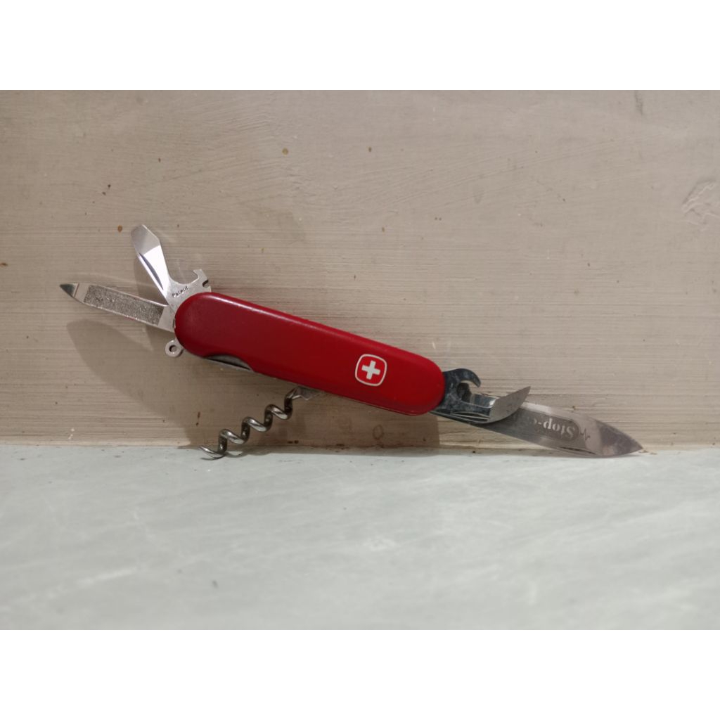 Victorinox Red Spartan 91mm - Edisi Lama Pisau Lipat Swiss [Original Bekas]