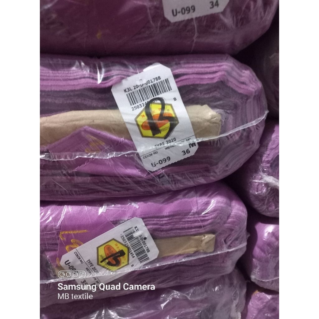 1 ROLL 29MTR U-099 NAGATA DRILL KAIN JAPAN DRILL HALUS TEBAL.