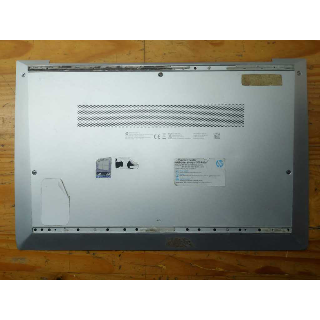 Bottom Case Casing Bawah Laptop HP Elitebook 840 G7 Second Original Silver 14 Inch Minus karet SECON