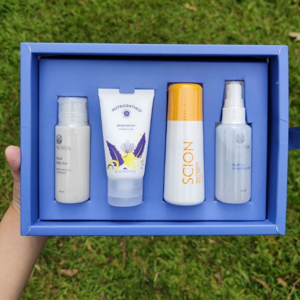 4 item (napca,roll on, body bar, Exfoliant mini) Body care 1 set skin NU Original