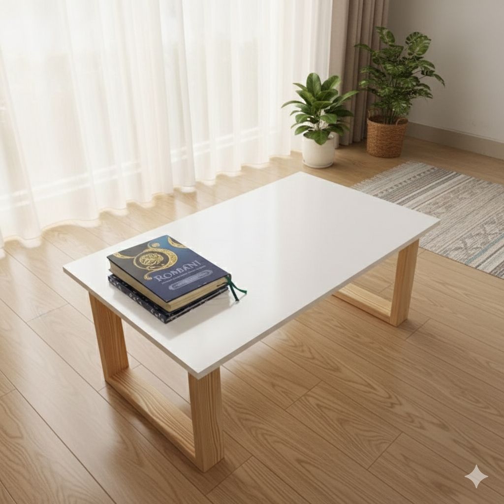 Meja Lesehan Kayu Solid Meja Minimalis