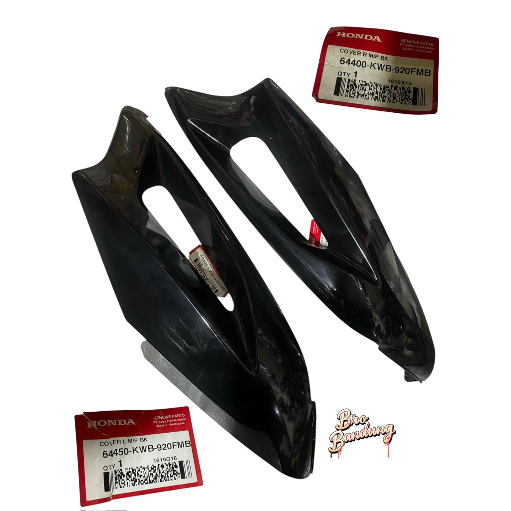 COVER SAYAP KANAN kiri DALAM 64400-kwb-920fmb BAGIAN ATAS HONDA BLADE KARBU OLD LAMA WARNA HITAM | 6