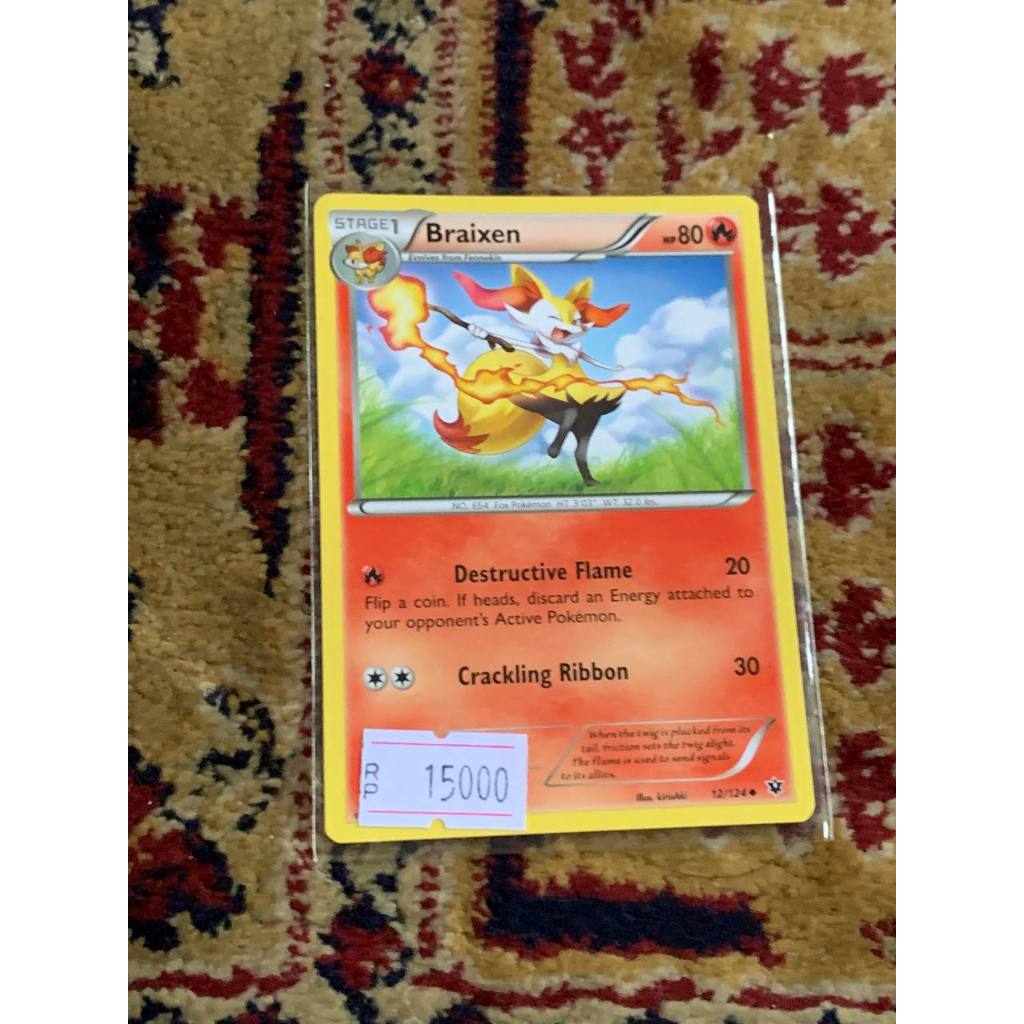Braixen Pokemon English 12/124