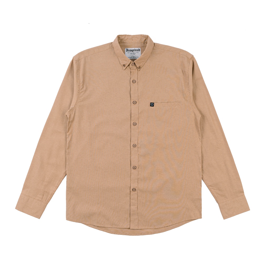 Inspired27 - Kemeja Lengan Panjang Hazel Br | Brown