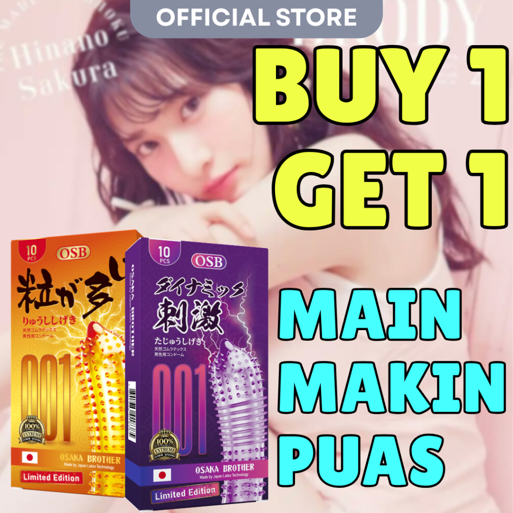 Kondom 001 Jepang Buy 1 Get 1 Gerigi Duri Promo Viral COD Privasi Aman