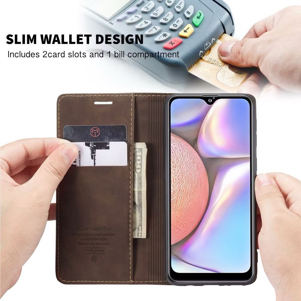CASING MEWAH Caseme Vivo Y12 / Y15 / Y17 Y17S Y18 Y19 Y19S Y19S PRO Casing Flip Leather Wallet Premi