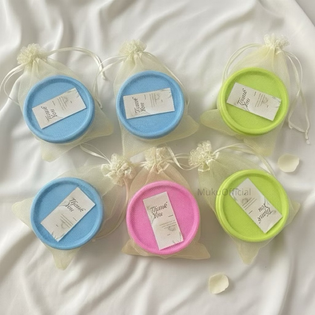 Souvenir toples bulat mini bermanfaat souvenir wedding murah free kartu ucapan