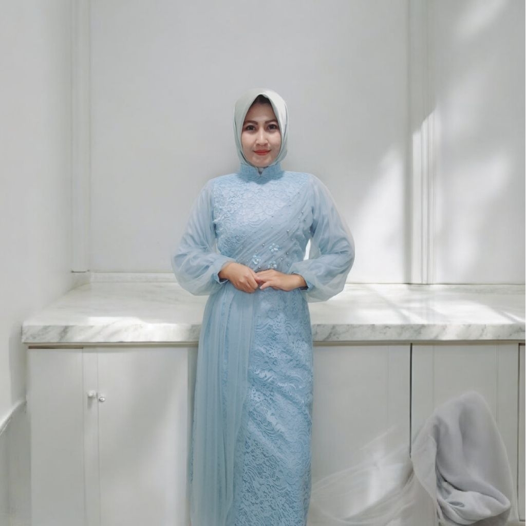 Dress Ayuta / dress muslim /dress brokat /premium/ dress payet/ dress kondangan /dress premium/ gami