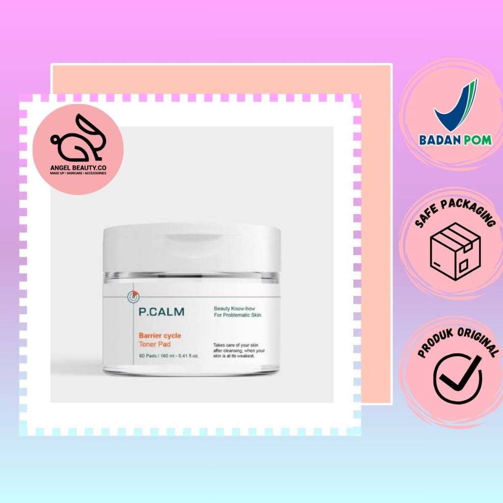 [ANGELBEAUTY.CO] P.CALM - BARRIER CYCLE TONER PAD 160ML