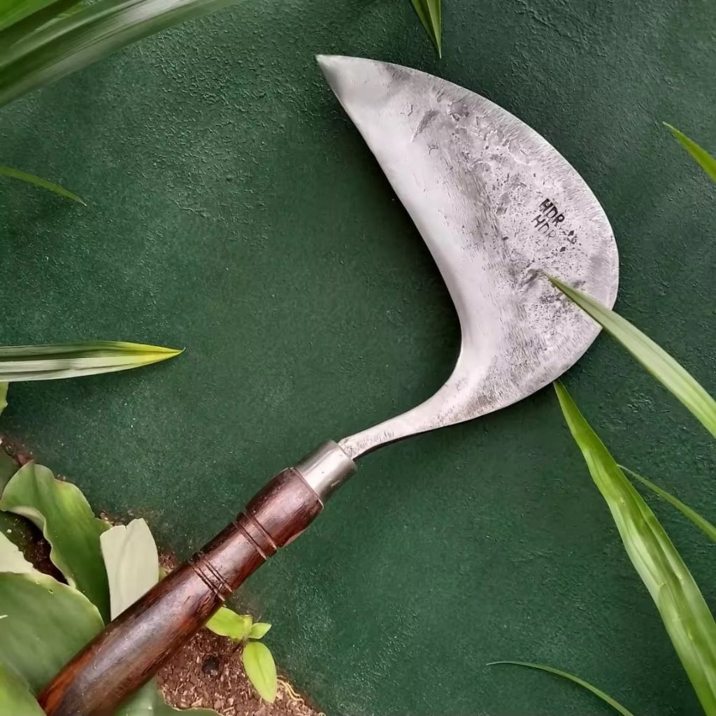 Sabit/ARIT Rumput Padi ASLI BAJA Super Tajam Model Bandungan| Arit Ngarit Rumput | Alat Pertanian/Pe