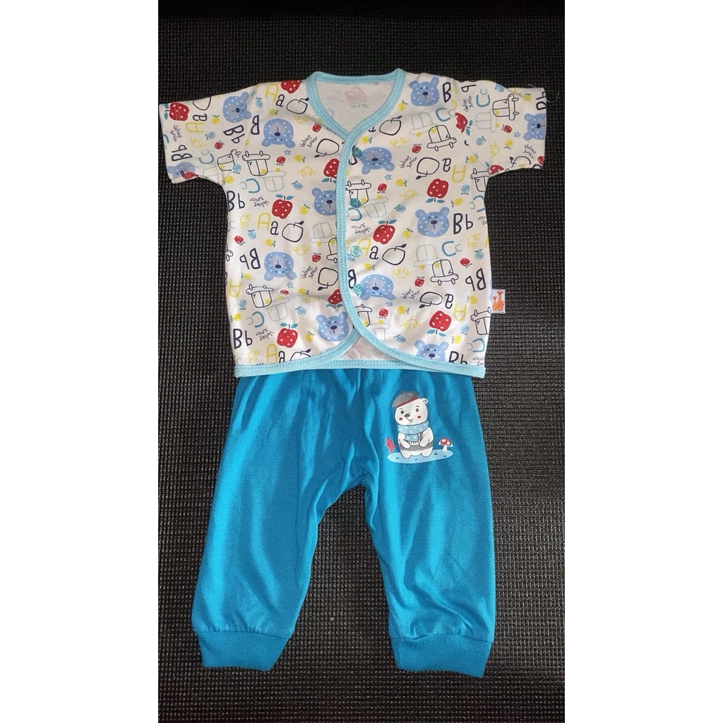 Baju setelan anak newborn velvet pl
