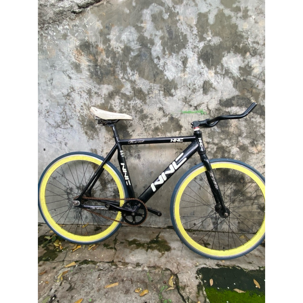 Fullbike Sepeda Fixie NNC Doltrap Second (Rantai ganti baru)