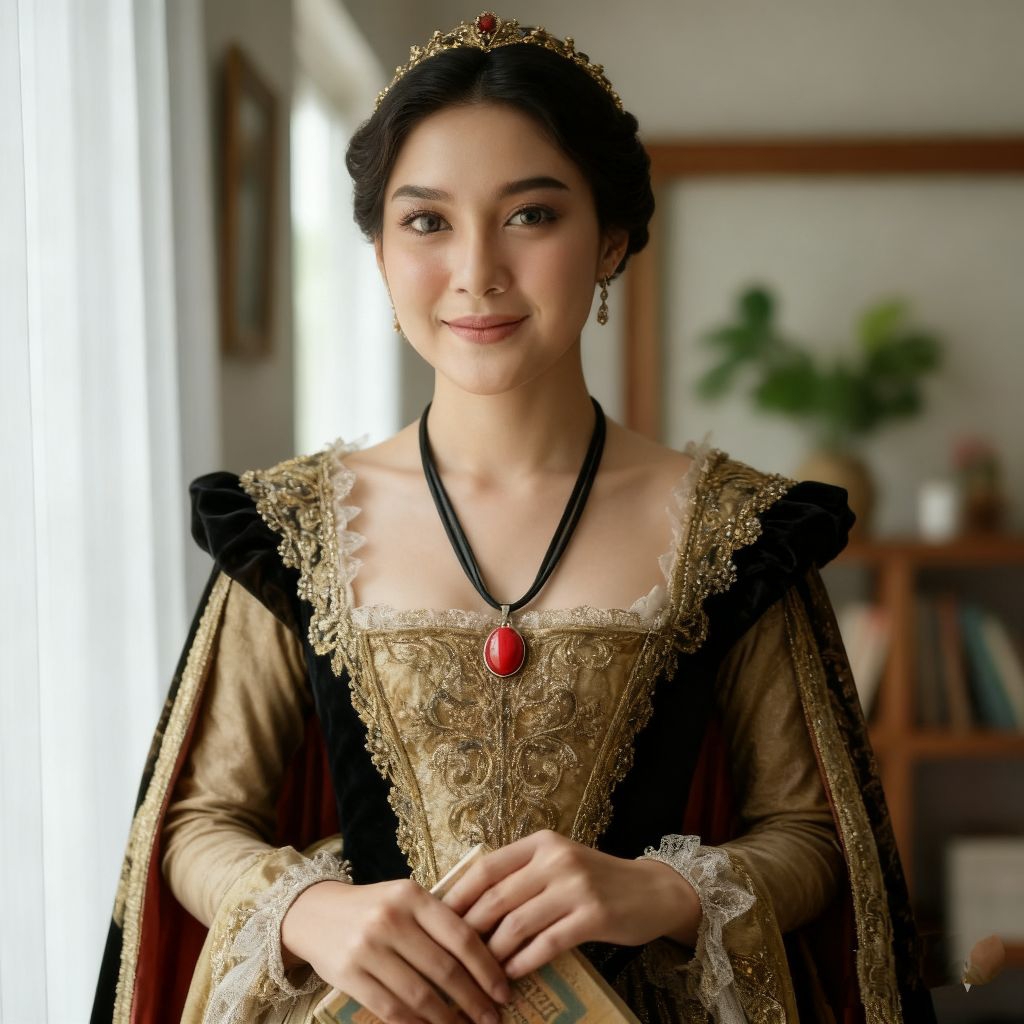 Kalung Liontin Batu Akik Red Marjan 18x13mm Elegan