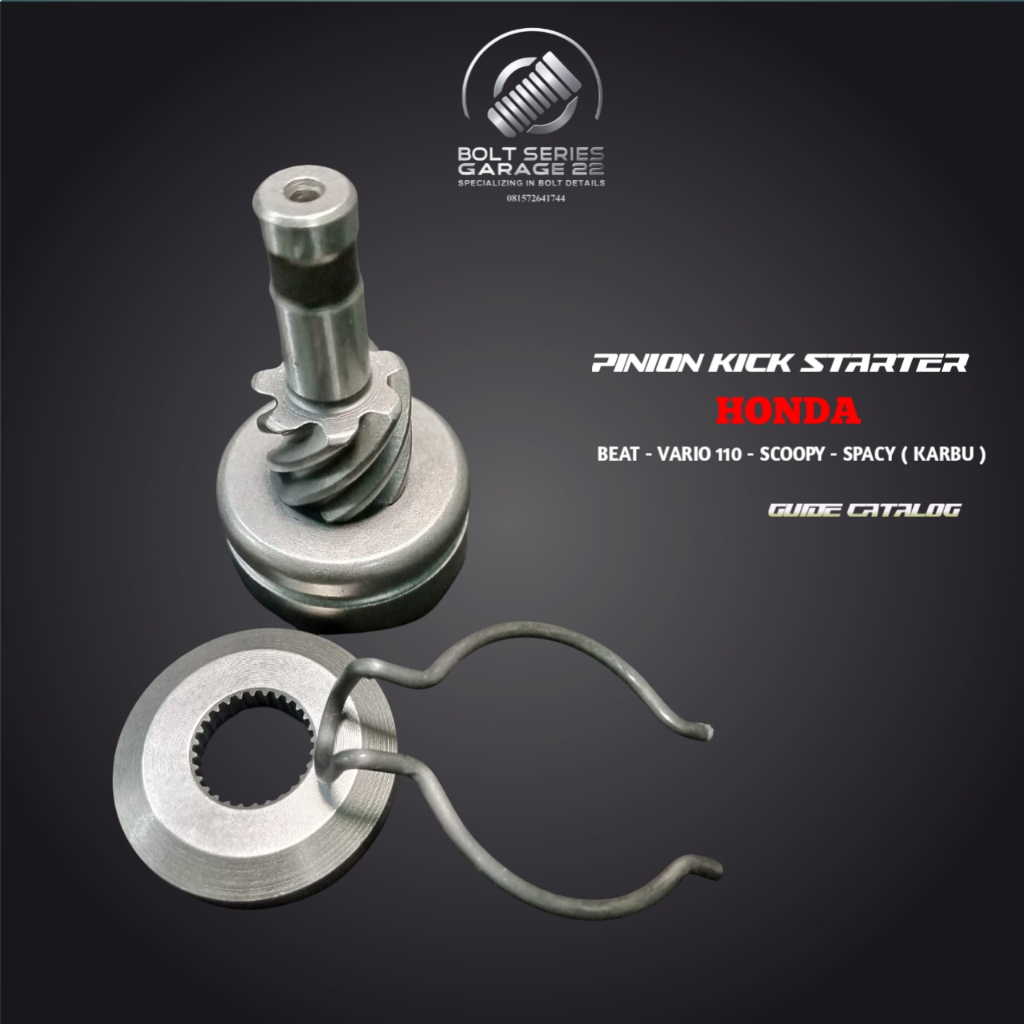 Pinion Set Kick Stater Beat Vario 110 Scoppy  Spacy Karbu
