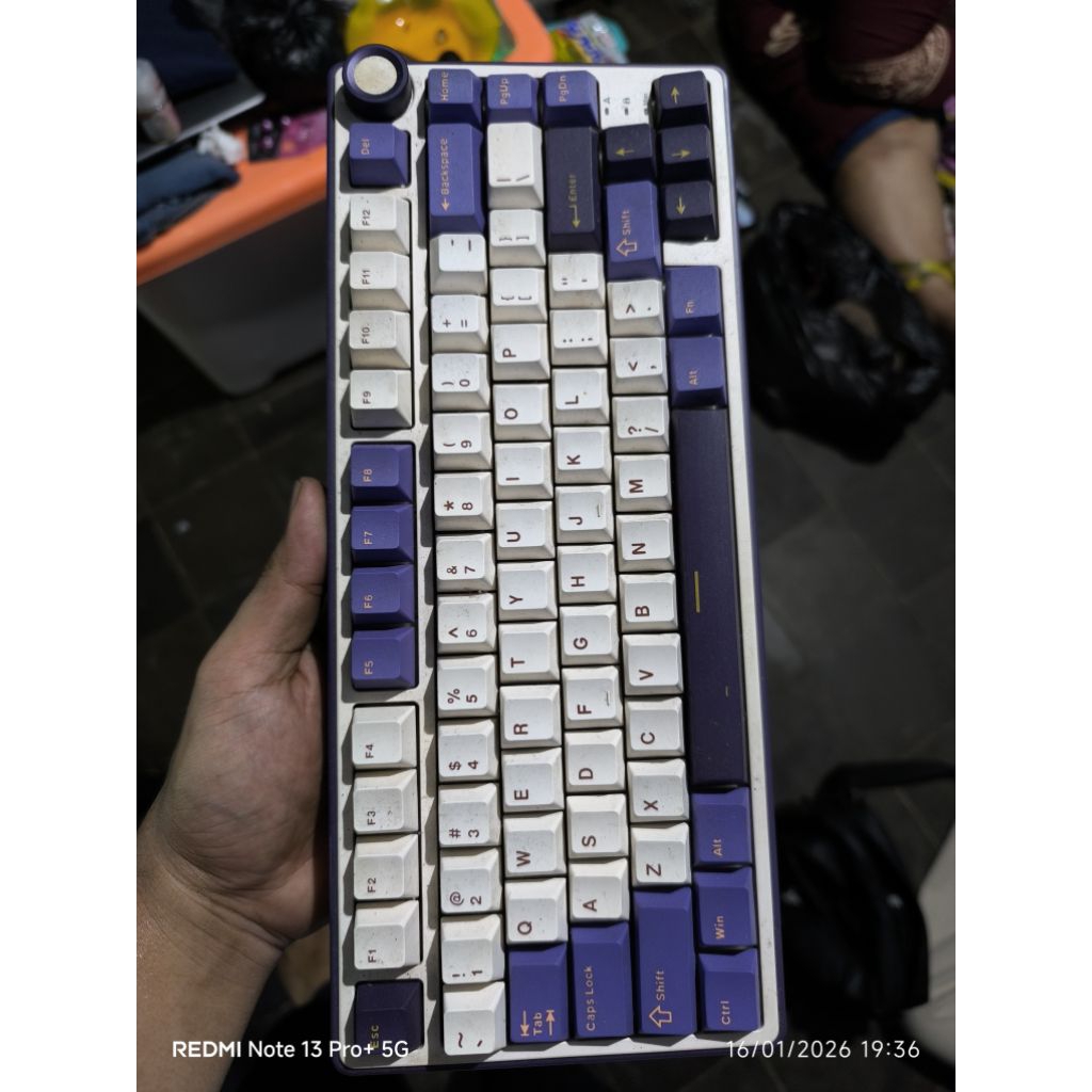 Keyboard mechanical Royal Kludge R75 Blackberry Second