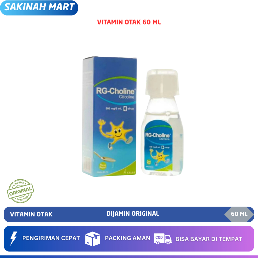 RG Choline Sirup 60 ml - Vitamin Otak