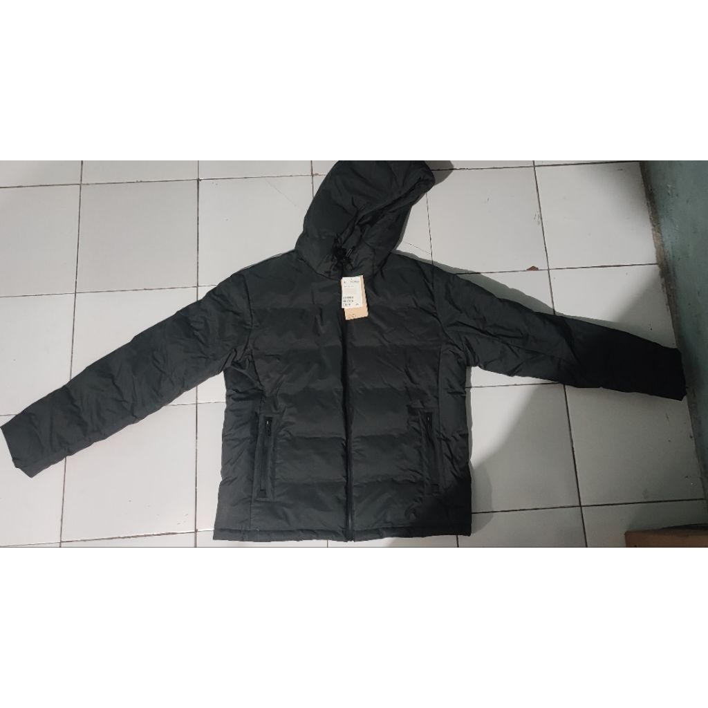 Jaket H&M Puffer Tebal Original Large