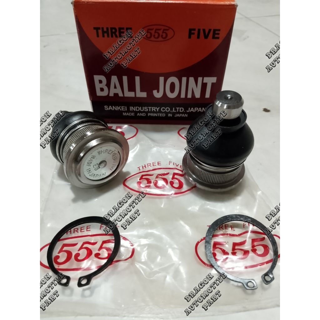BALL JOINT NISSAN MARCH / DATSUN GO / GO + / PANCA / CROSS ORIGINAL 555 SANKEI JAPAN 2PCS