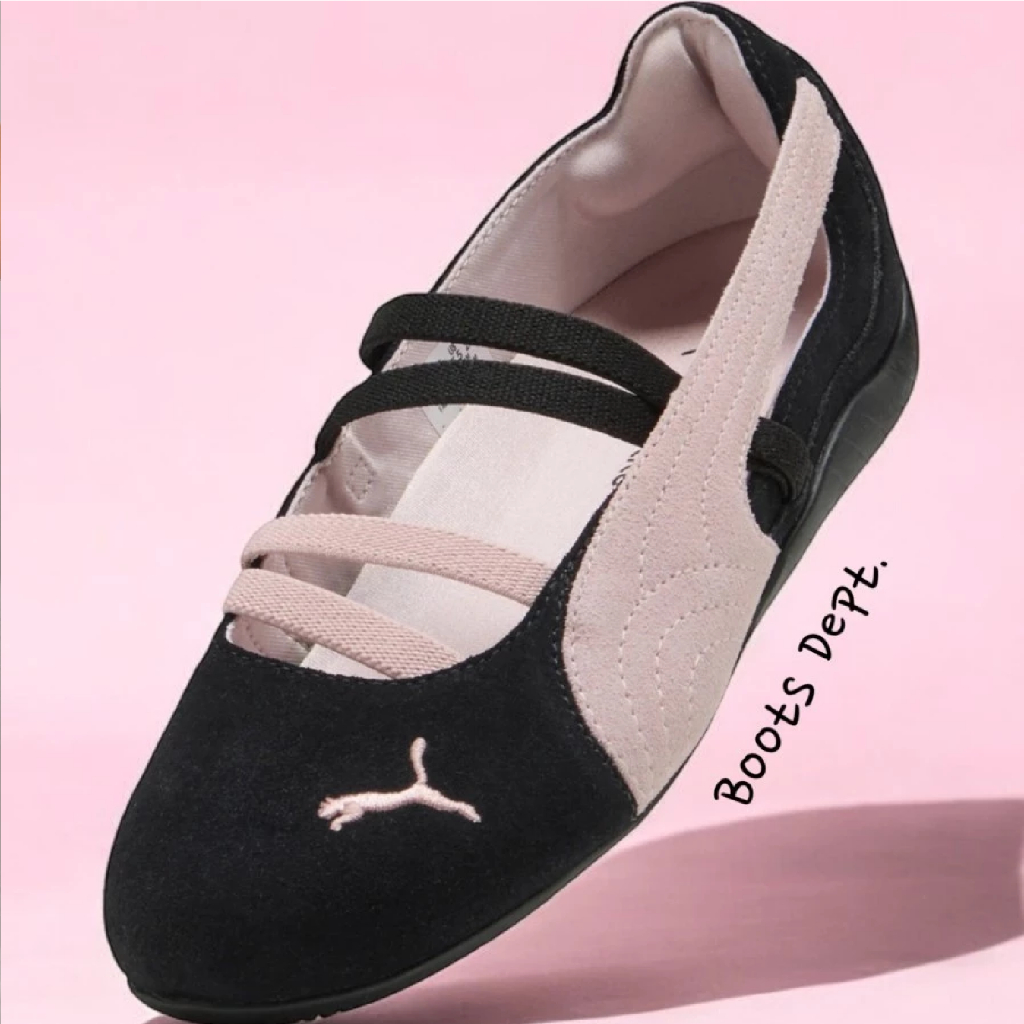 Sepatu Puma Speedcat Ballet Women Black/Pink Original Authentic Shoes