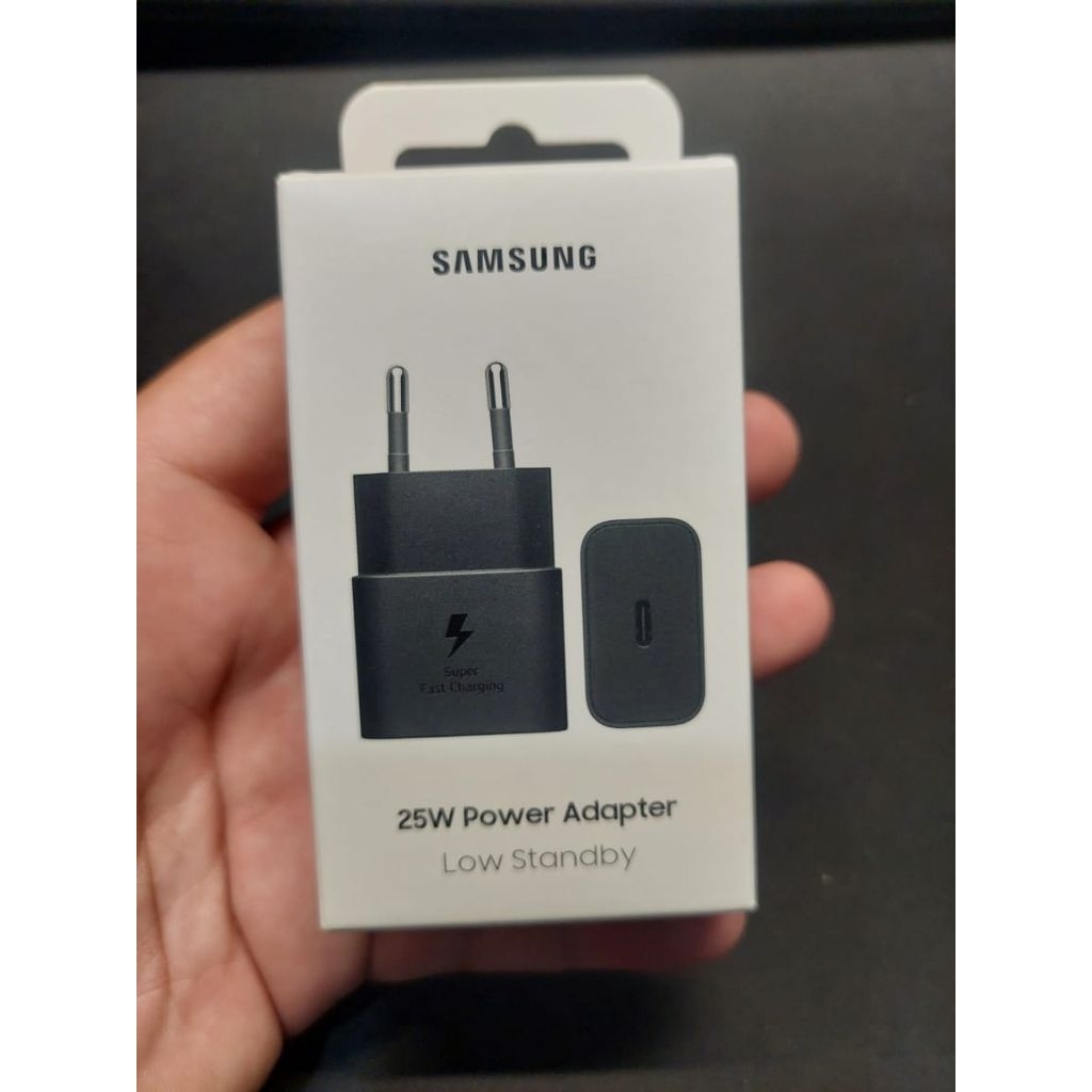 Original Charger Samsung 25watt (Hadiah beli HP/Segel utuh)