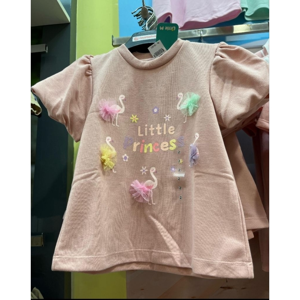 Little m - Atasan anak perempuan Flaminggo (siap kirim)
