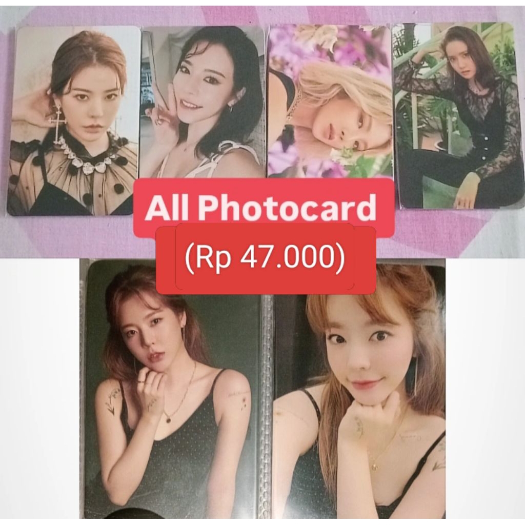 Photocard SNSD / Girls Generation Sunny, Hyoyeon, Yoona