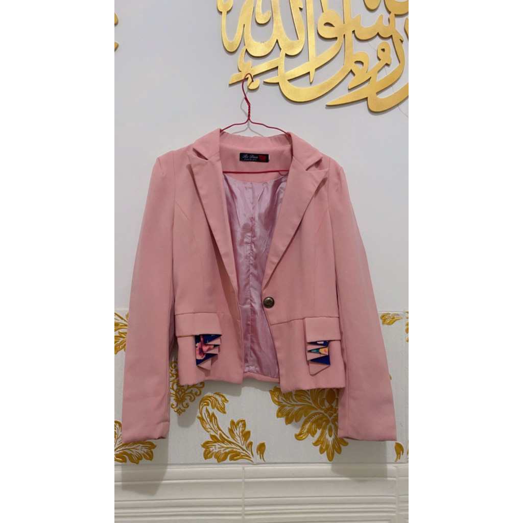 preloved jas wanita pink