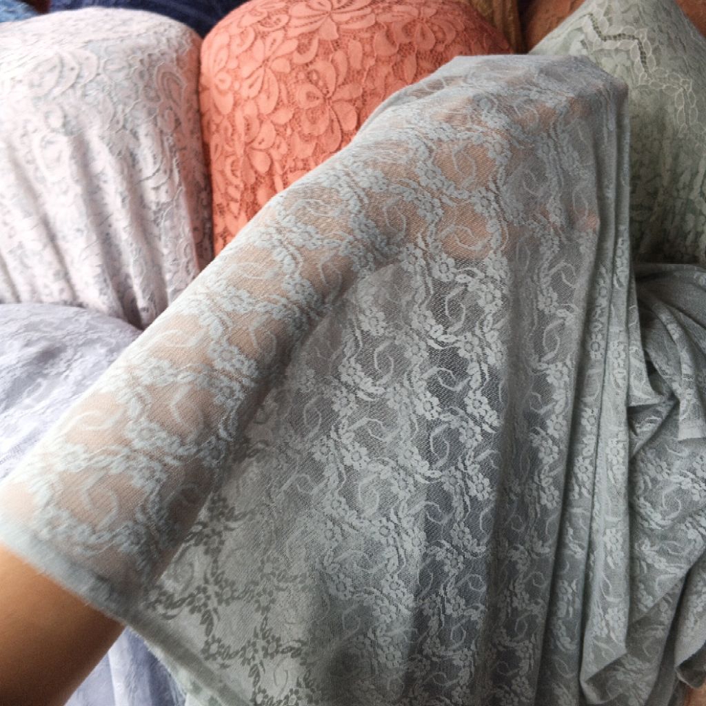 kain brokat street - Harga/0,5m - kain brokat motif - kain brokat tulang - bahan brokat kebaya mewah