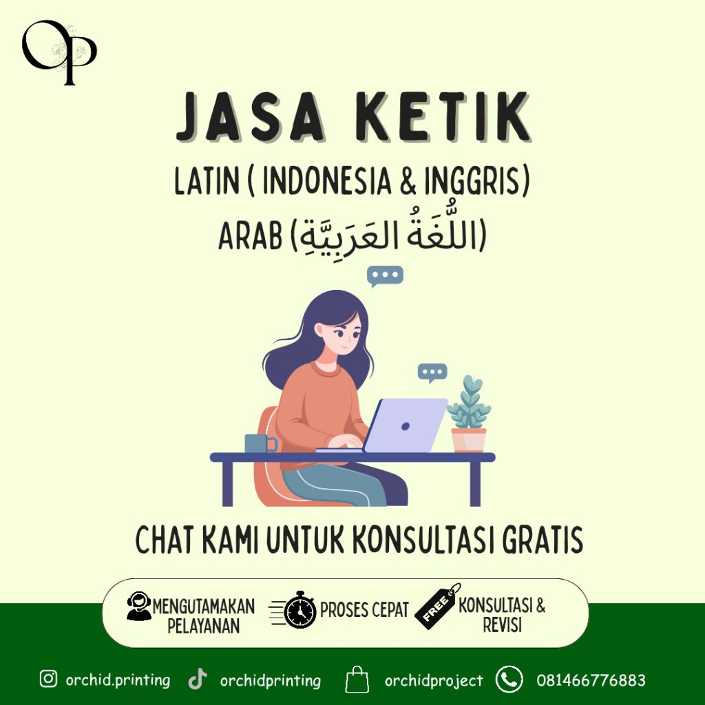 Jasa ketik latin / Bahasa Arab