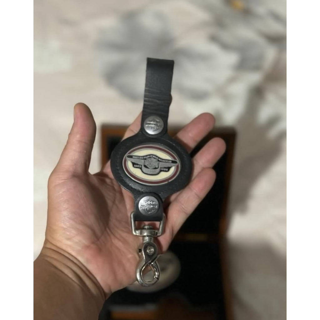 Harley Davidson 95th Anniversary Buckle Key Fob Set Limited