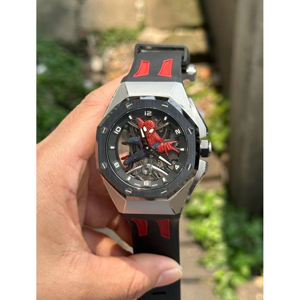 JAM TANGAN AP ROYAL OAK CONCEPT TOURBILLON SPIDER-man SWISS