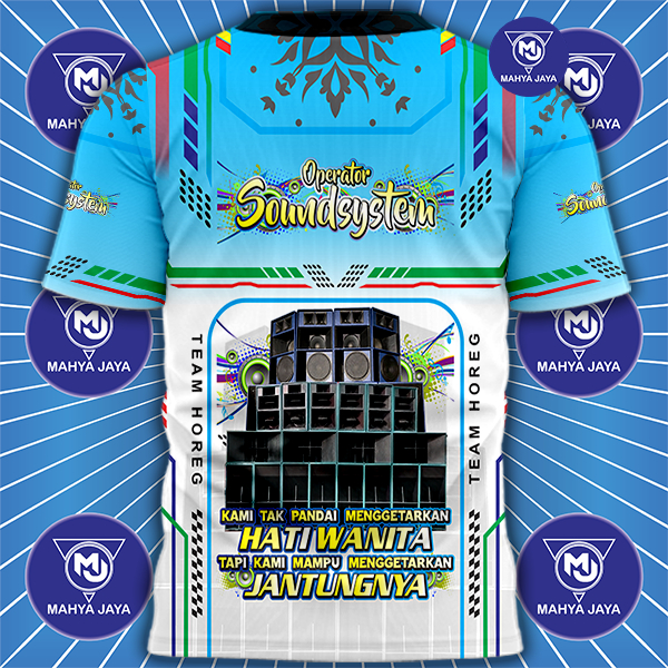 mahya jaya KAOS JERSEY SOUND SYSTEM HOREG TERBARU LENGAN PENDEK DAN PANJANG