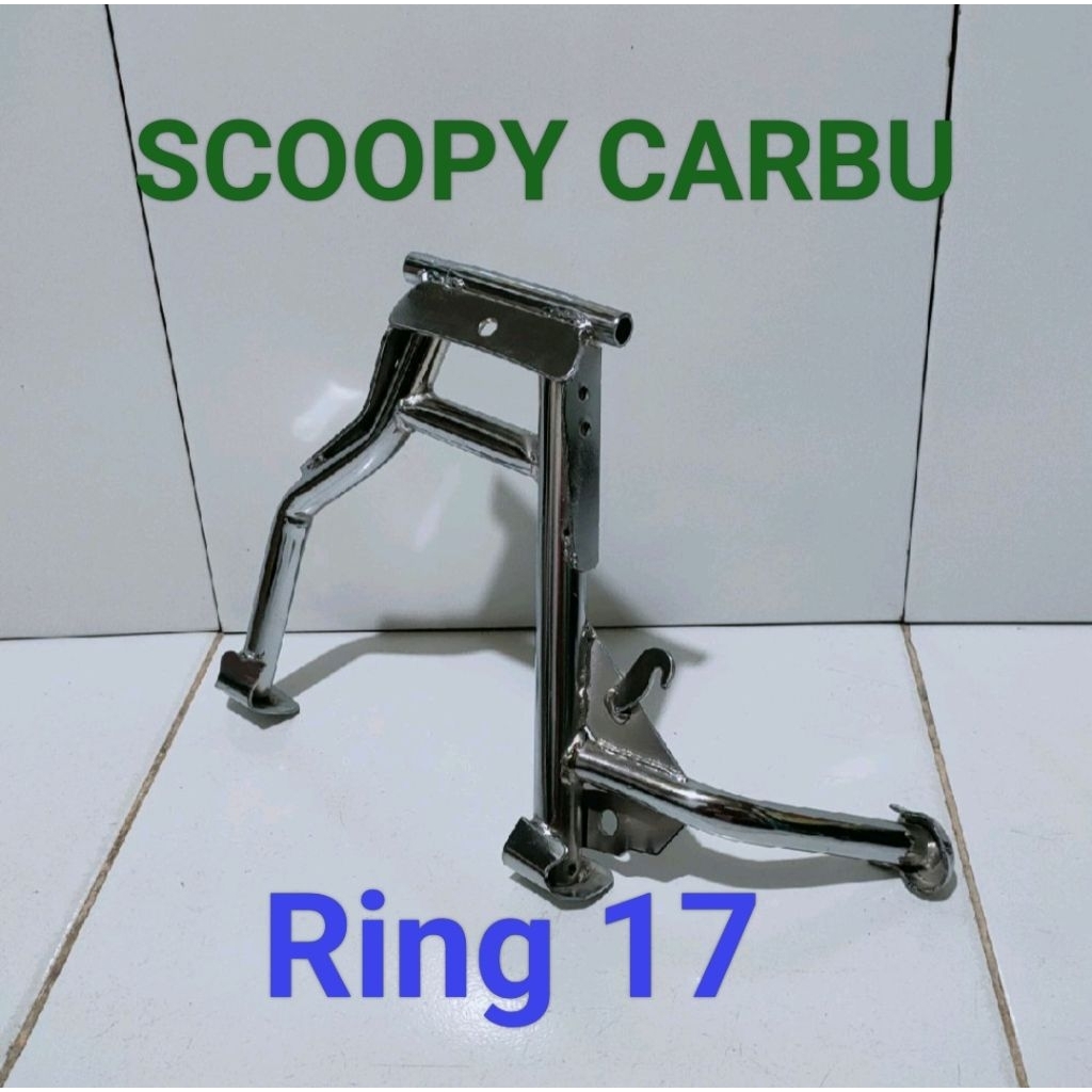 STANDAR TENGAH / STANDAR 2 CHROME SCOOPY CARBU RING 17