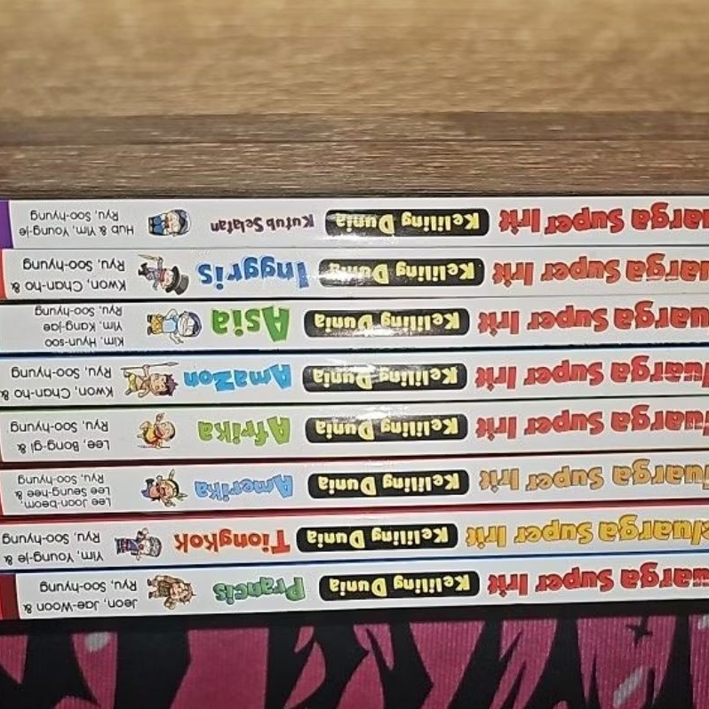 PRELOVED Keluarga super irit Seri Keliling Dunia (Komplit semua)