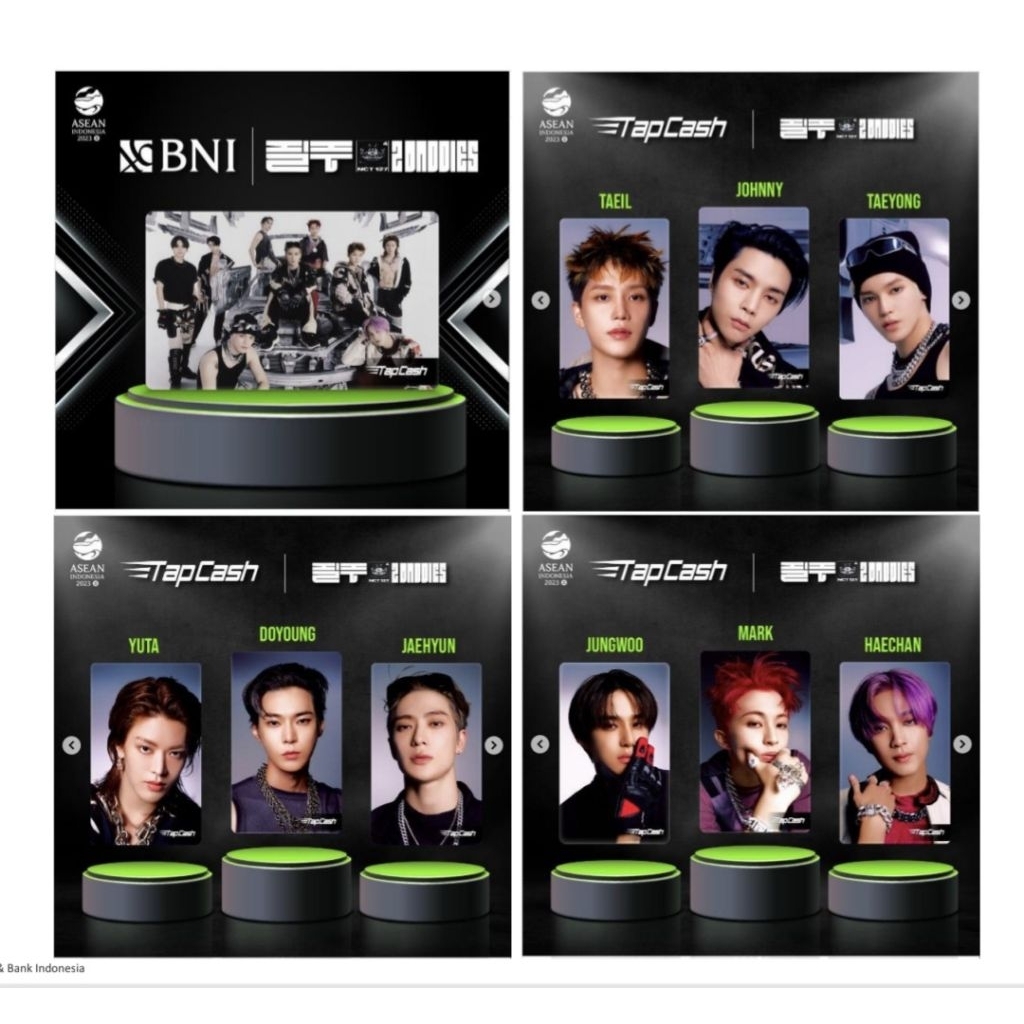 Tapcash BNI NCT 127 2baddies Official Taeyong Johnny Doyoung Jaehyun Yuta Jungwoo Mark Haechan (READ