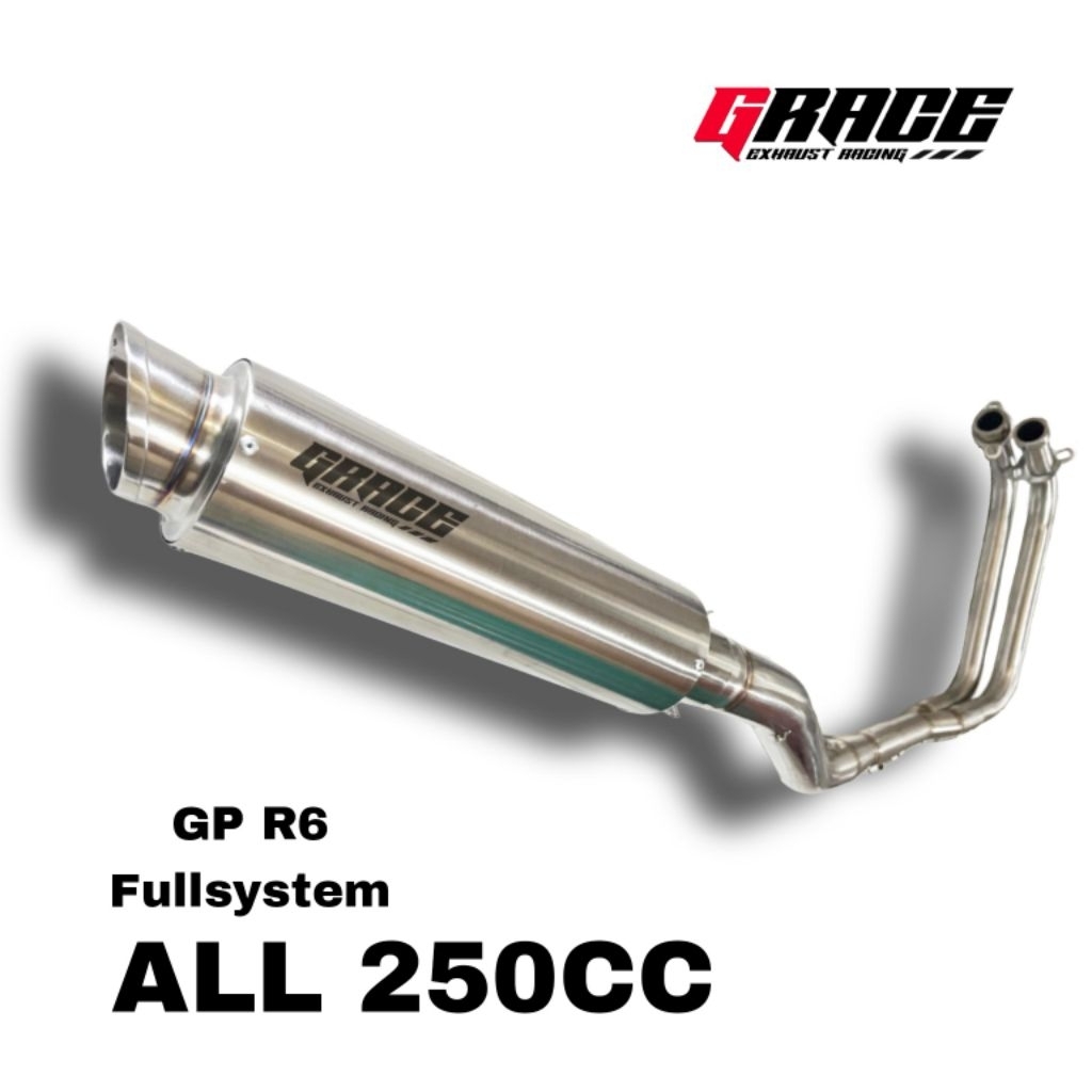 knalpot fullsystem cbr250rr R25/mt25 ninja250 original Grace Type gp r6