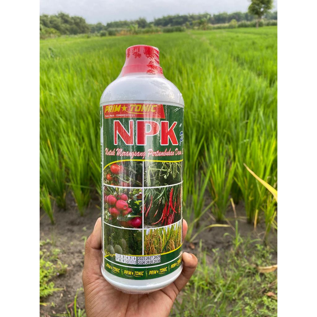 NPK Nutrisi Daun NPK Prima Tonic Penyubur Akar Daun Bunga 1 Liter Kemasan Baru