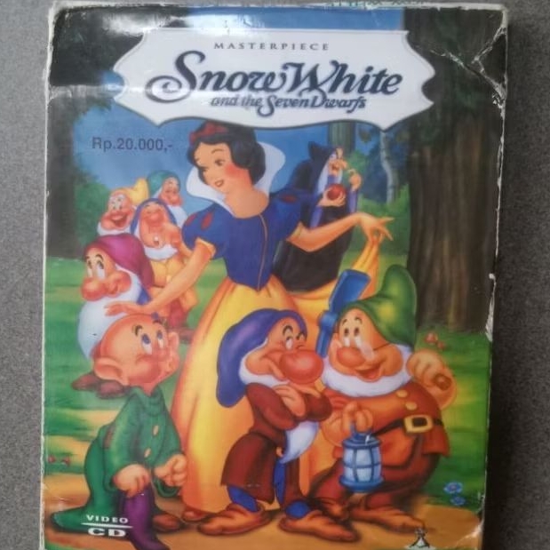 VCD Original Animasi Masterpiece Snow White And The Seven Dwart Teks Indonesia