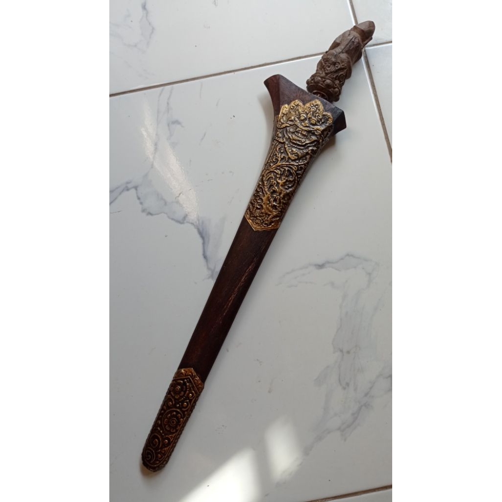 keris Bali pamor kulit semangka