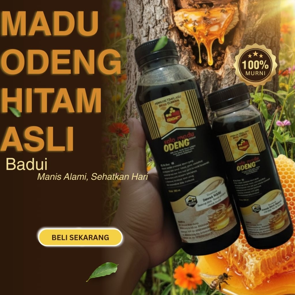 madu odeng hitam asli badui beragam manfaat dan khasiat