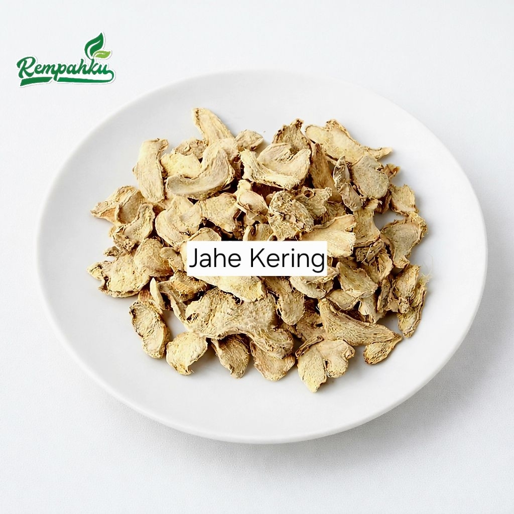 Jahe Kering 1kg Asli Premium – Jahe Merah Kering Irisan | Bahan Wedang Jahe & Jamu Alami